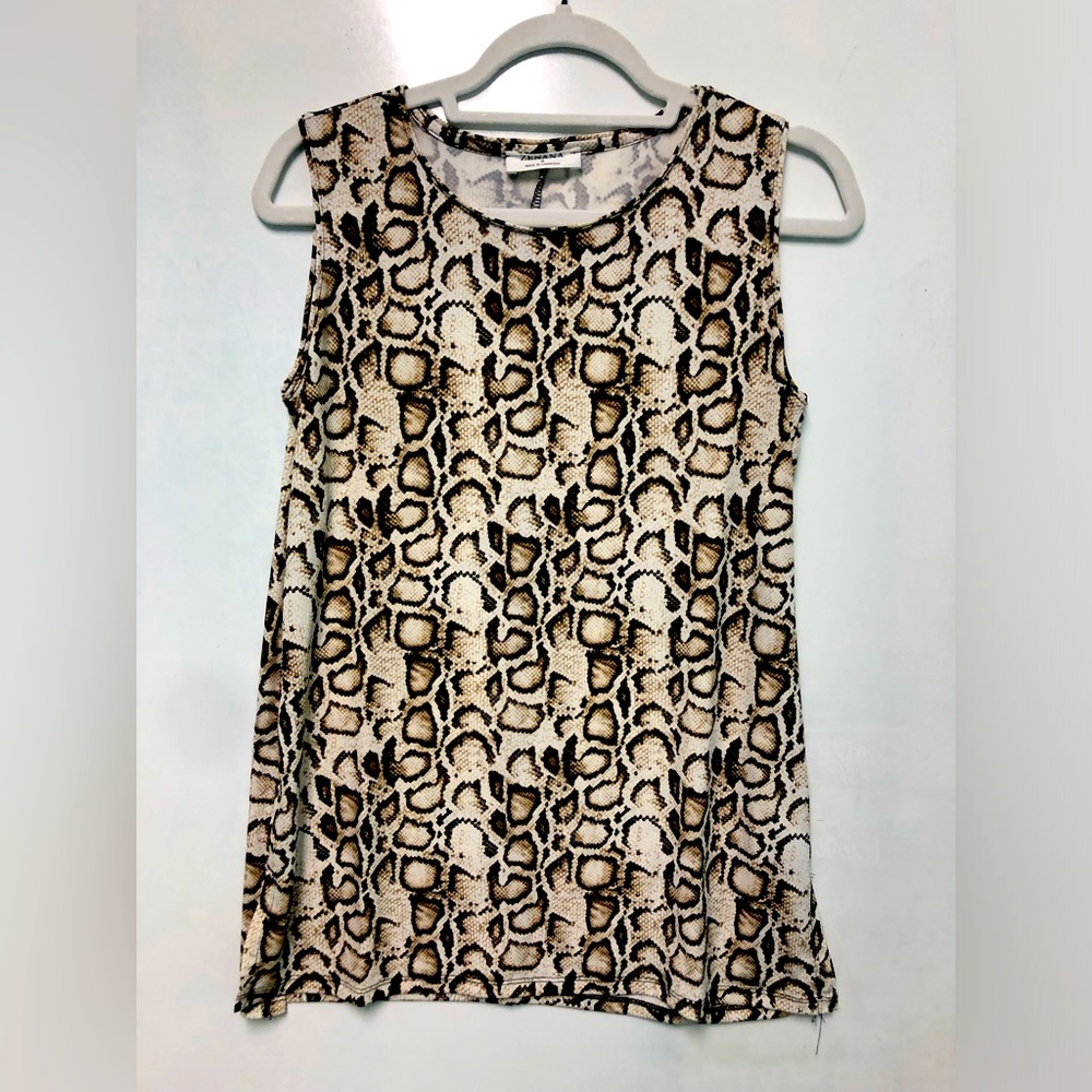 Zenana Rattlesnake print Tank Size S